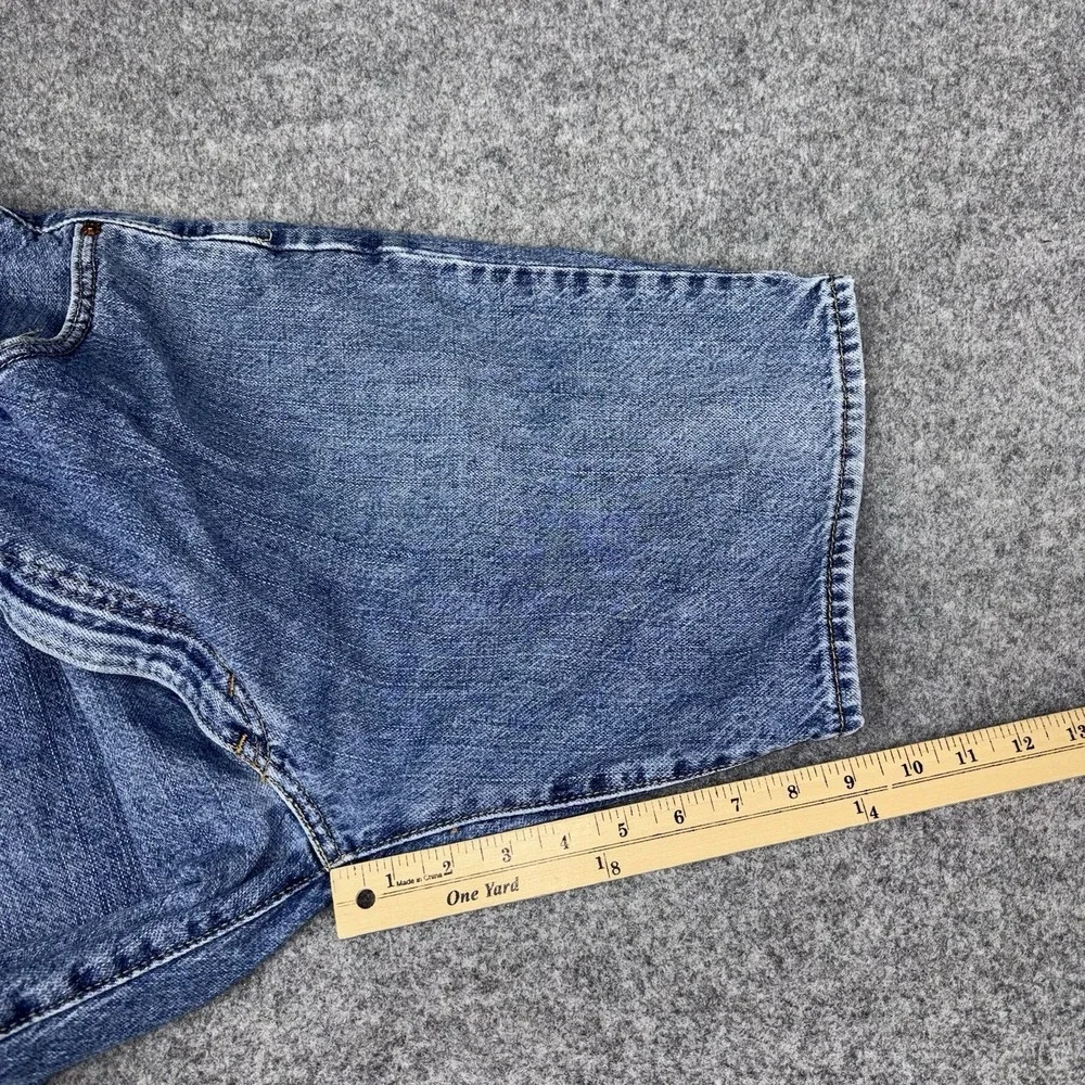 Levi's 505 Denim Shorts Mens 36 (Fits 34) Y2K Medium Wash Jorts Classic Blue EUC